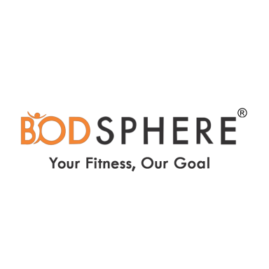 Logo von BodSphere mit dem Slogan „Your Fitness, Our Goal“.